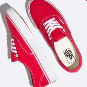 Vans - Red Aunthentic